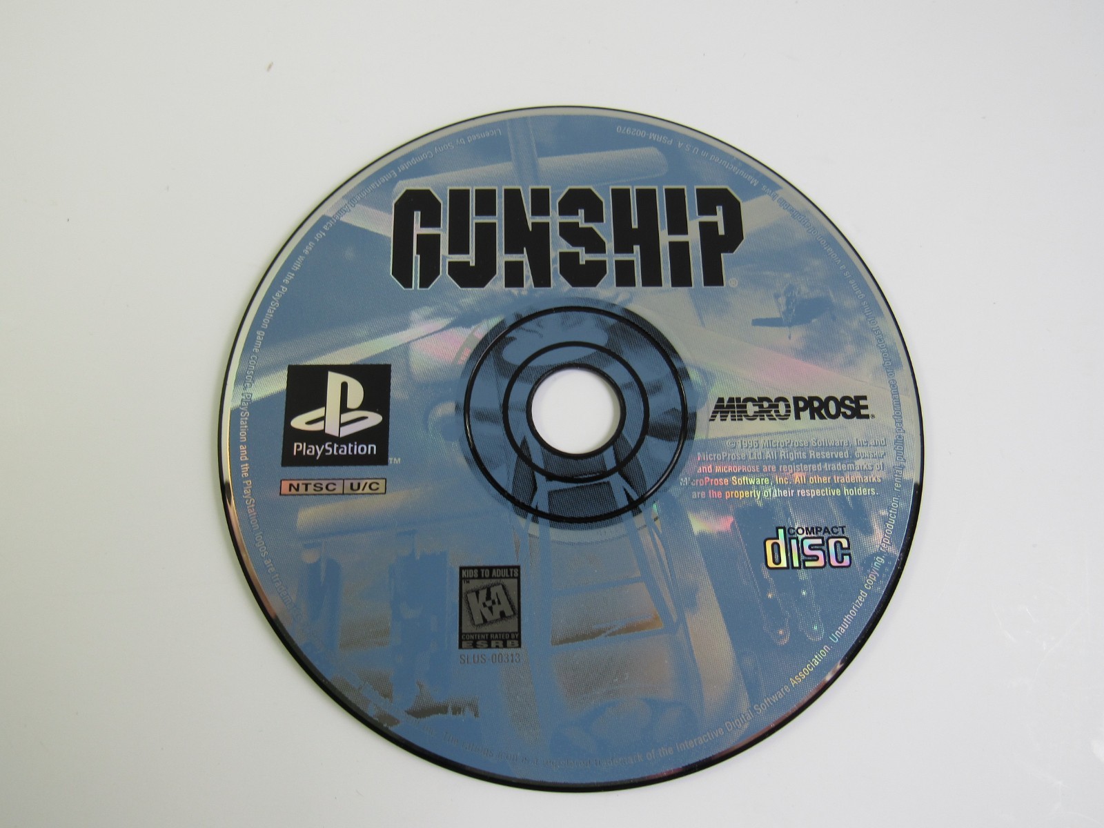 Gunship Long BOX PS1 (Sony PlayStation 1) CIB Complete W/Reg Card