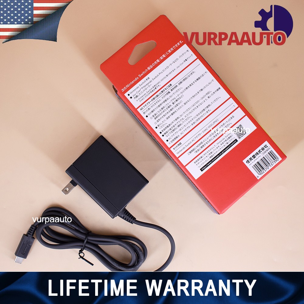 New Original Nintendo Switch +OLED AC Power Adapter Supply OEM Charger HAC-002