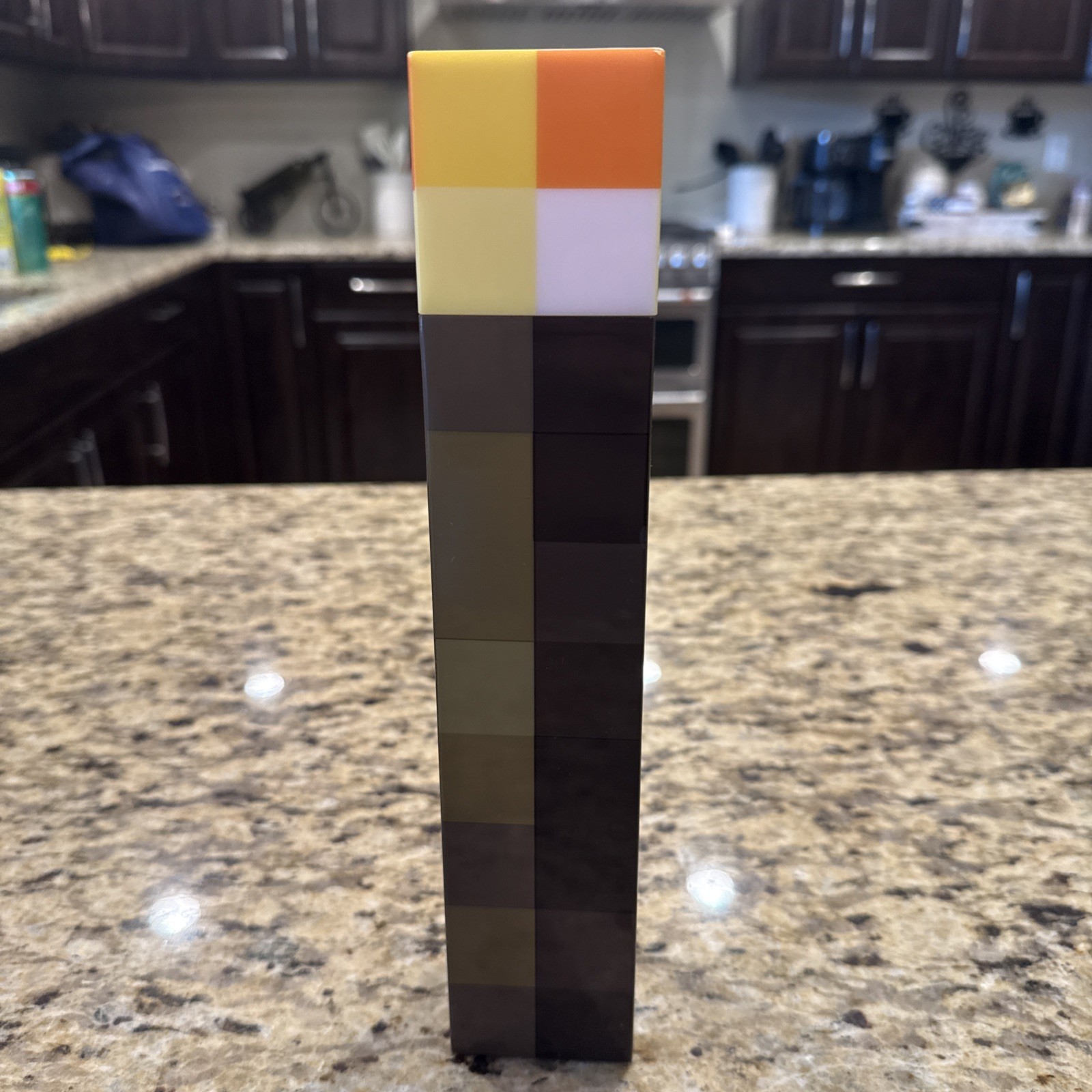Minecraft Light-Up Torch Wall Mount Lamp – ThinkGeek Mojang – kids cave (T010)