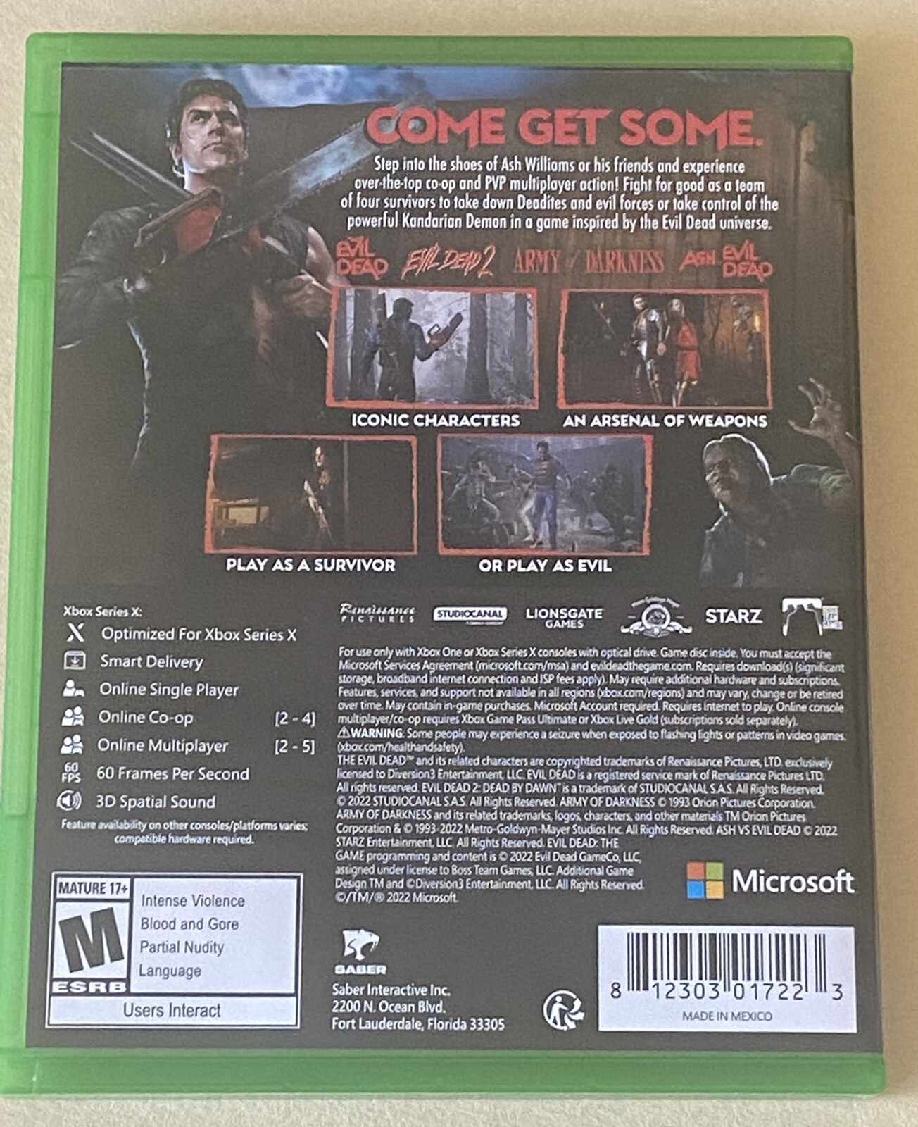 Evil Dead: The Game (Xbox Series X, 2022)