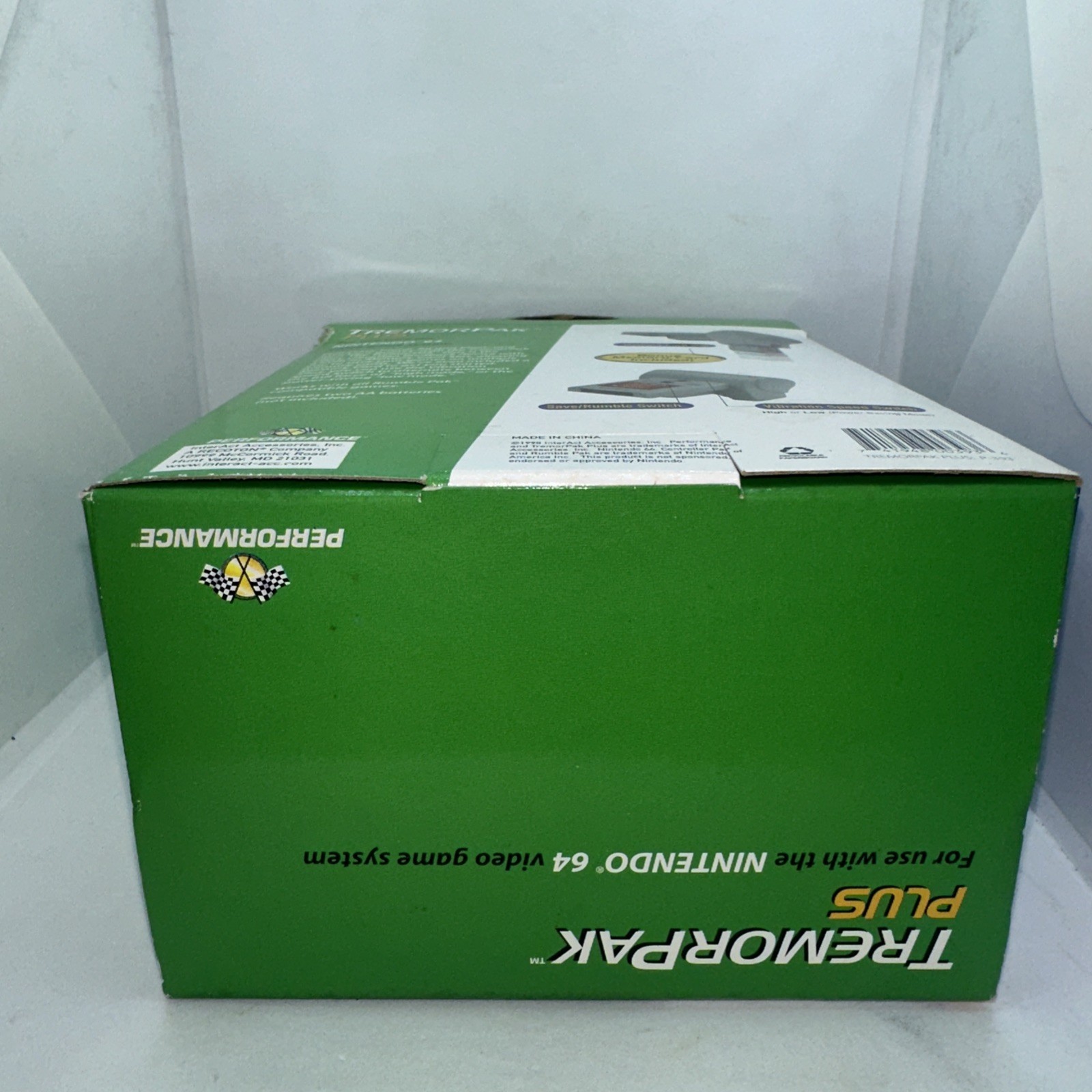 PERFORMANCE Tremor Pack Plus for Nintendo 64 Console New W Original Receipt Open