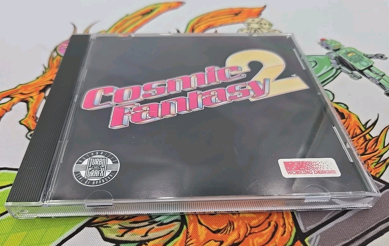 Cosmic Fantasy 2 – TurboGrafx 16 CD – Complete CIB- Tested – Authentic