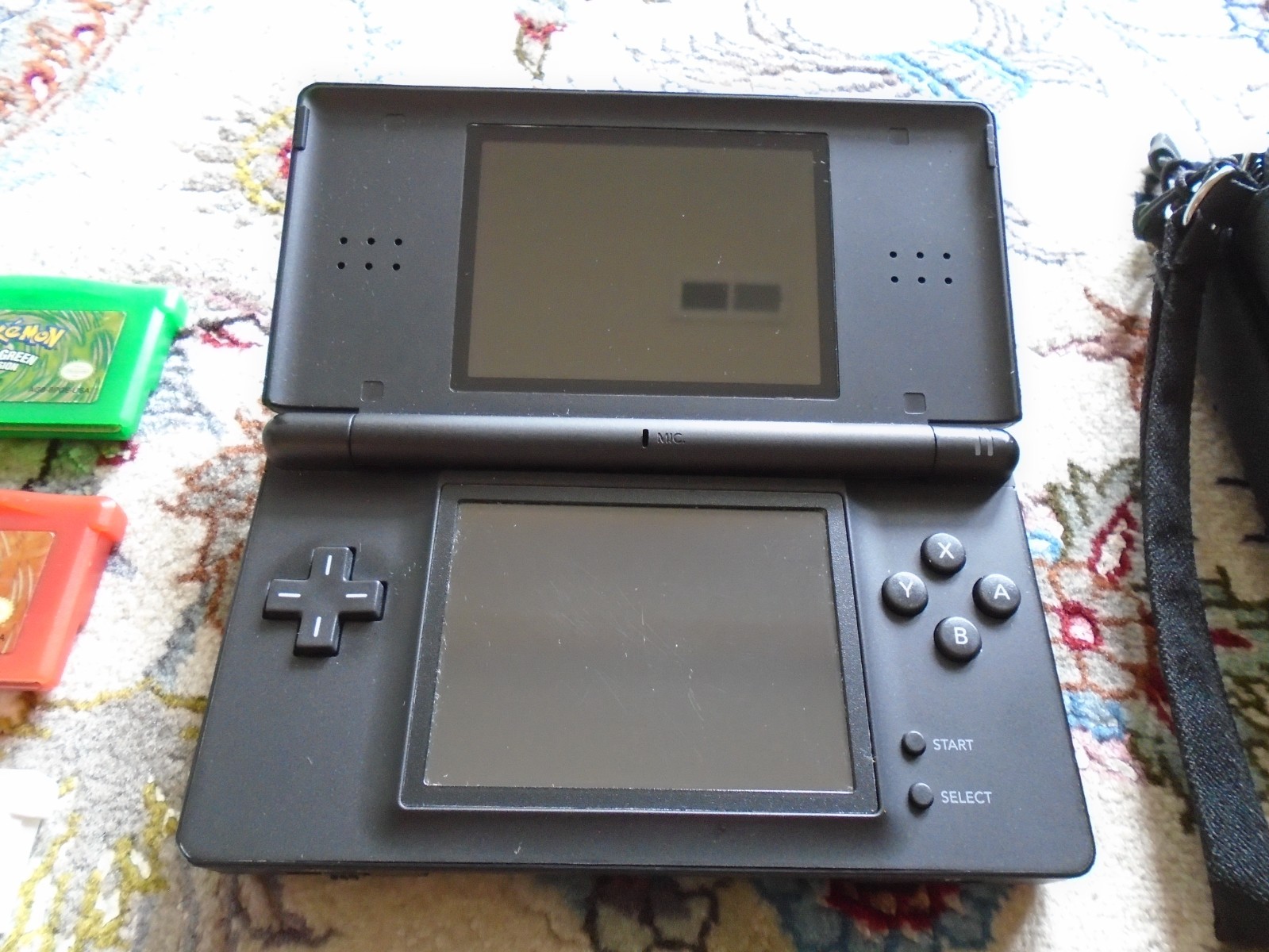 Nintendo DS Lite Blue/Black Console USG-001 w/ Pokémon games GBA USA SEE VIDEO!