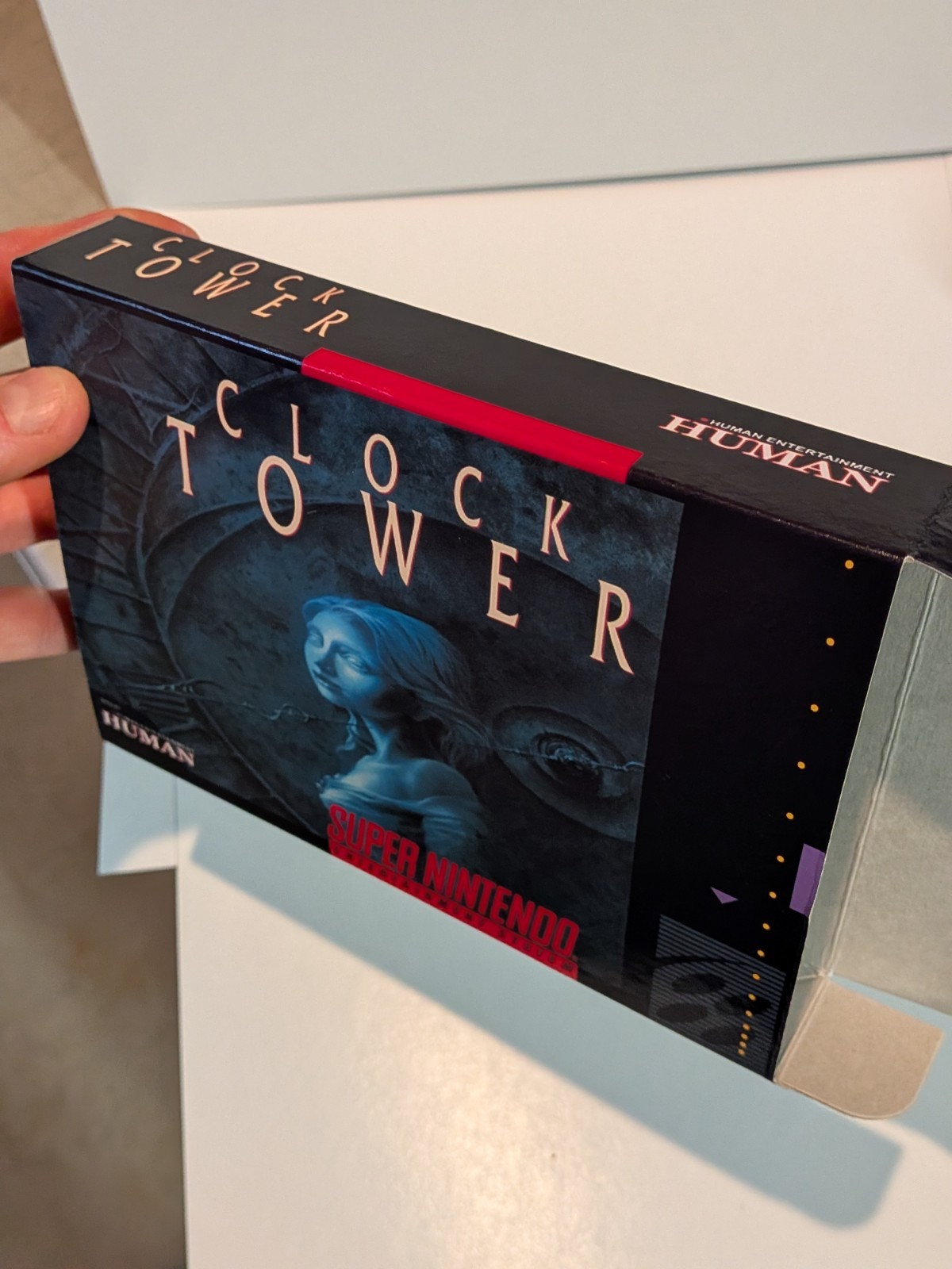 Clock Tower USA English Translation Super Nintendo SNES NTSC w/ Box