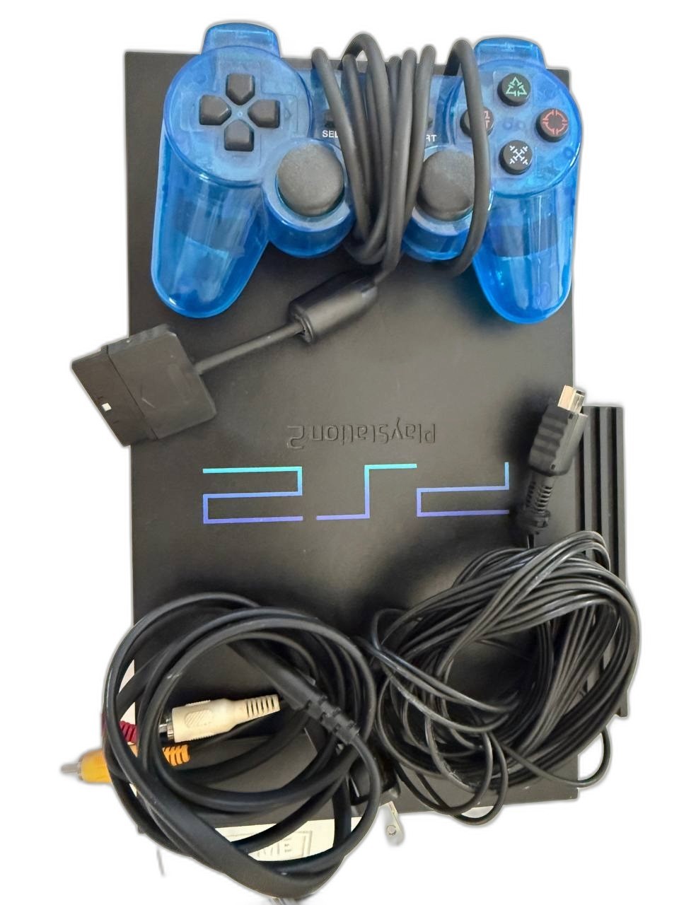 Sony PlayStation 2 PS2 Fat Console Bundle Tested Controller AV Cables