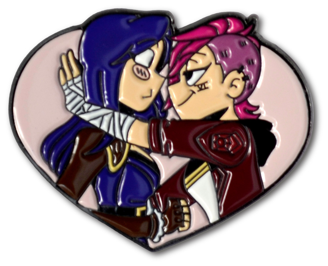 LoL Caitlyn Vi League of Legends Arcane Soft Enamel Pin Lapel Brooch Anime Game