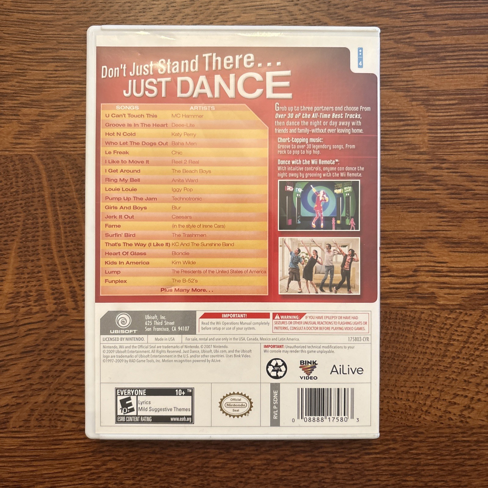 Just Dance (Nintendo Wii, 2009)
