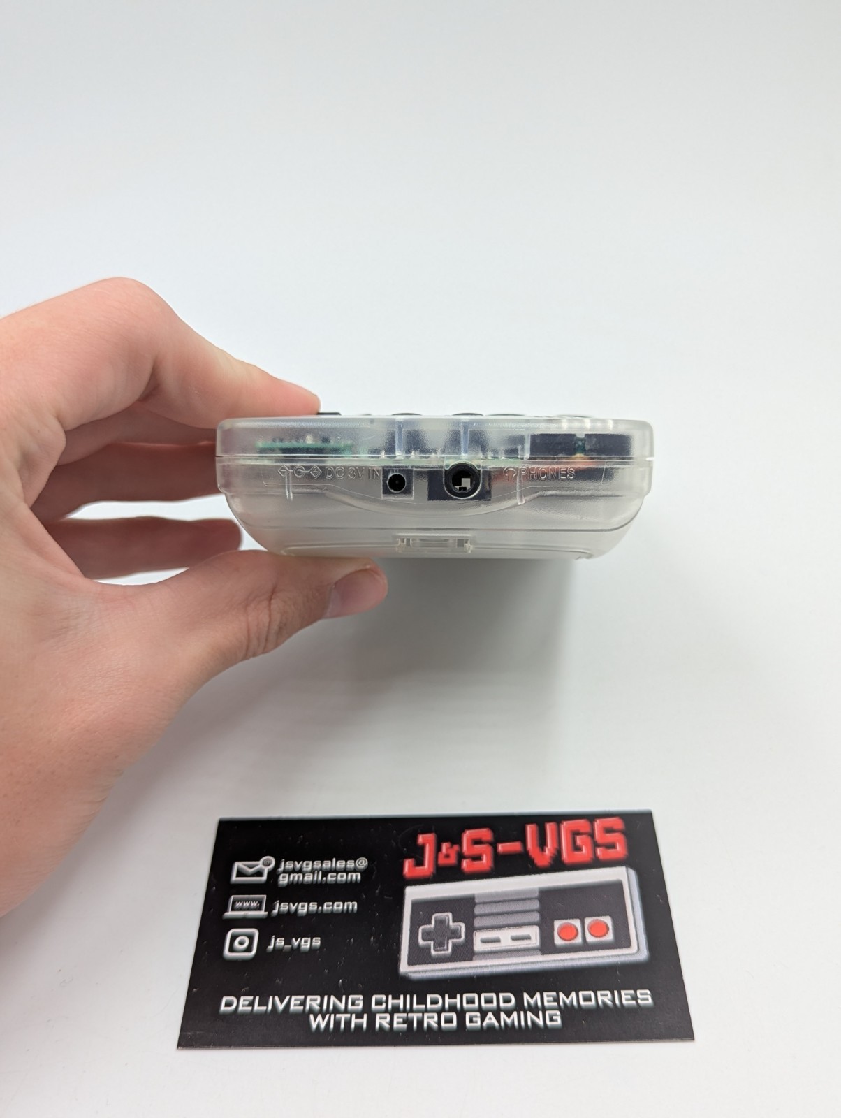 Nintendo Game Boy Color Clear – Tested Working – Handheld Console Only