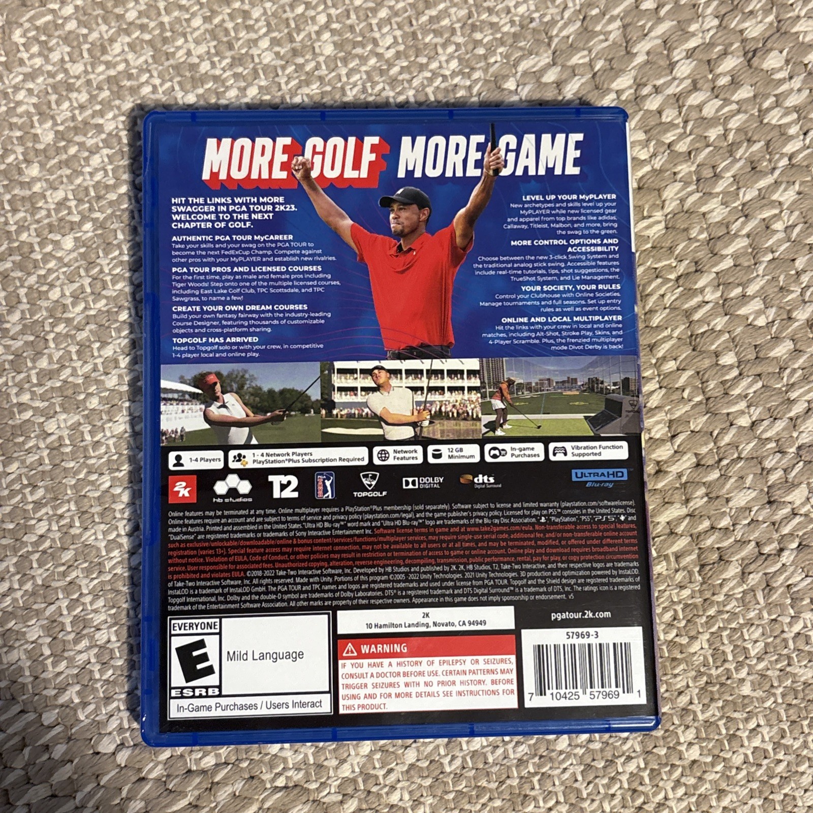 PGA Tour 2K23 Playstation 5 Complete