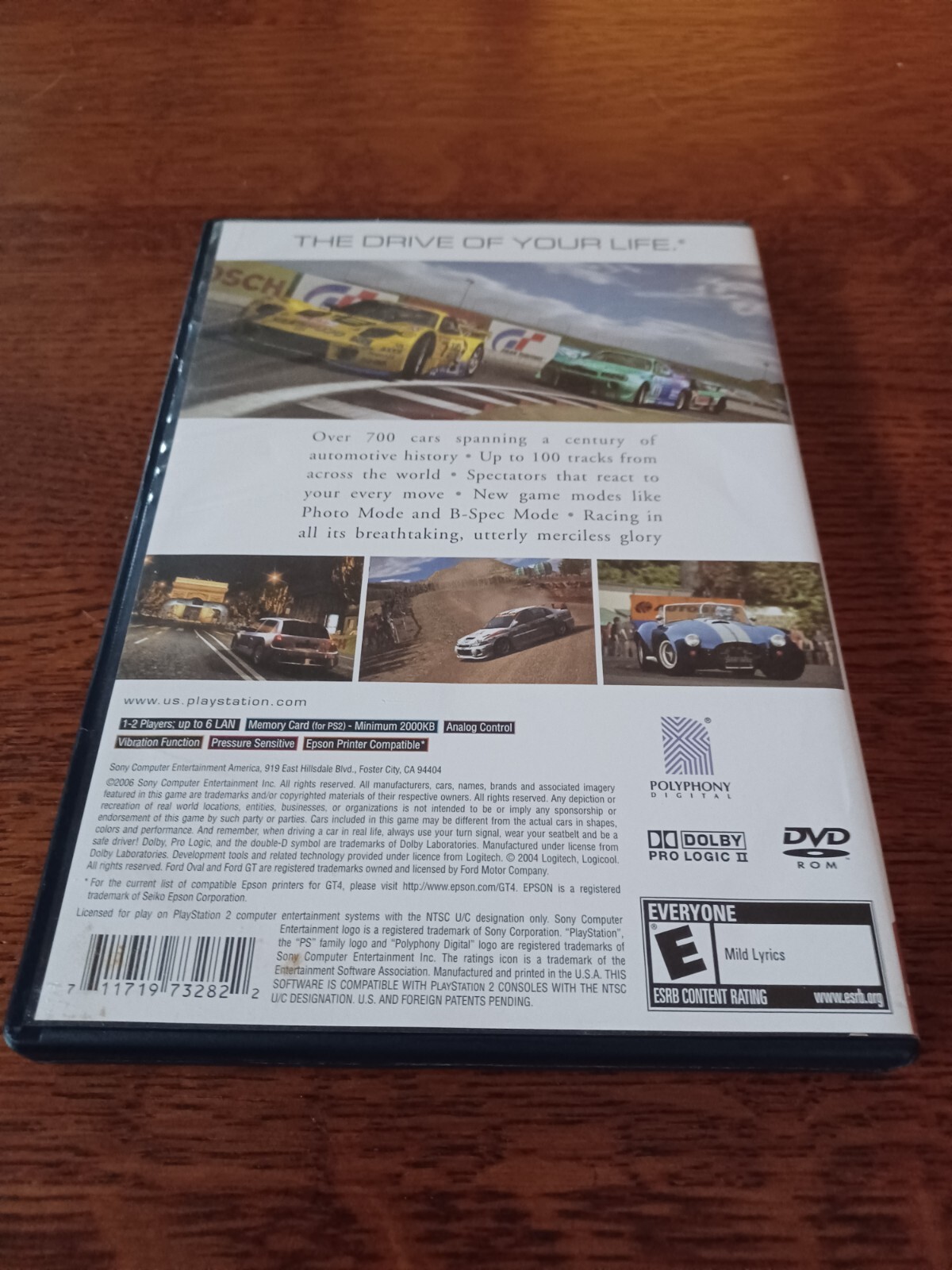 Gran Turismo 4 (Sony PlayStation 2, 2005) PS2