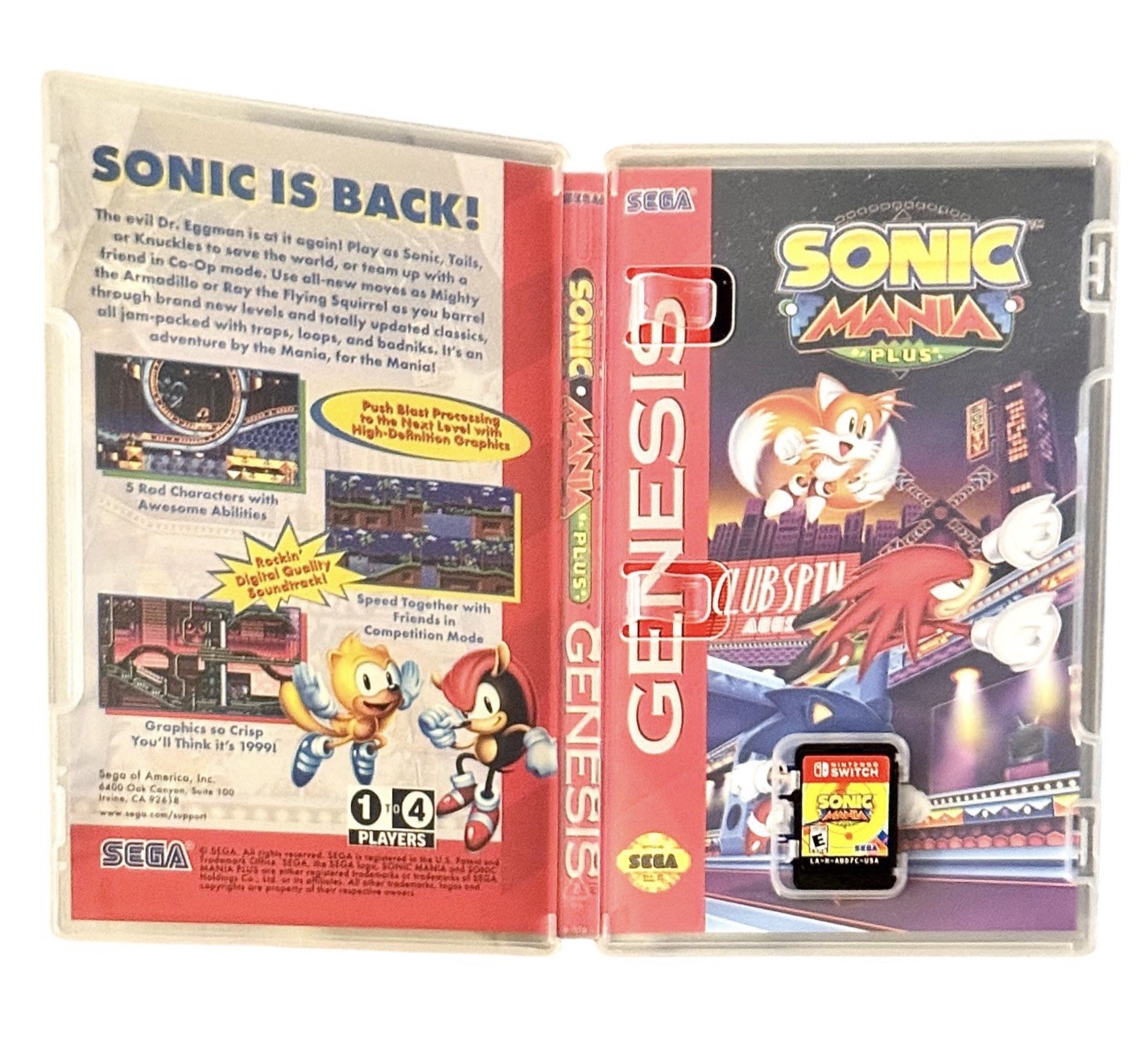 Sonic Mania (Nintendo Switch, 2017) Complete CIB Tested