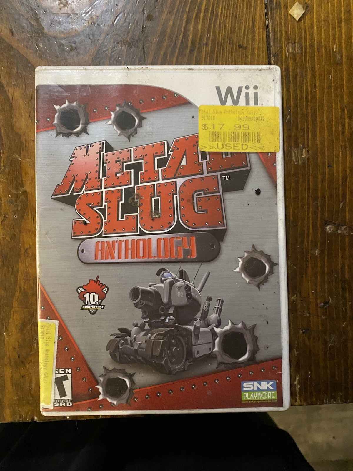 Metal Slug Anthology for Nintendo Wii Complete 7 game set.