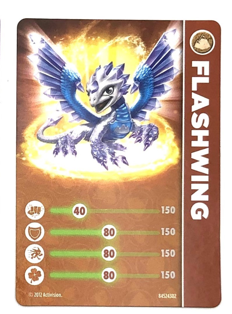 Skylanders Giants Flashwing With Card Figure Activision