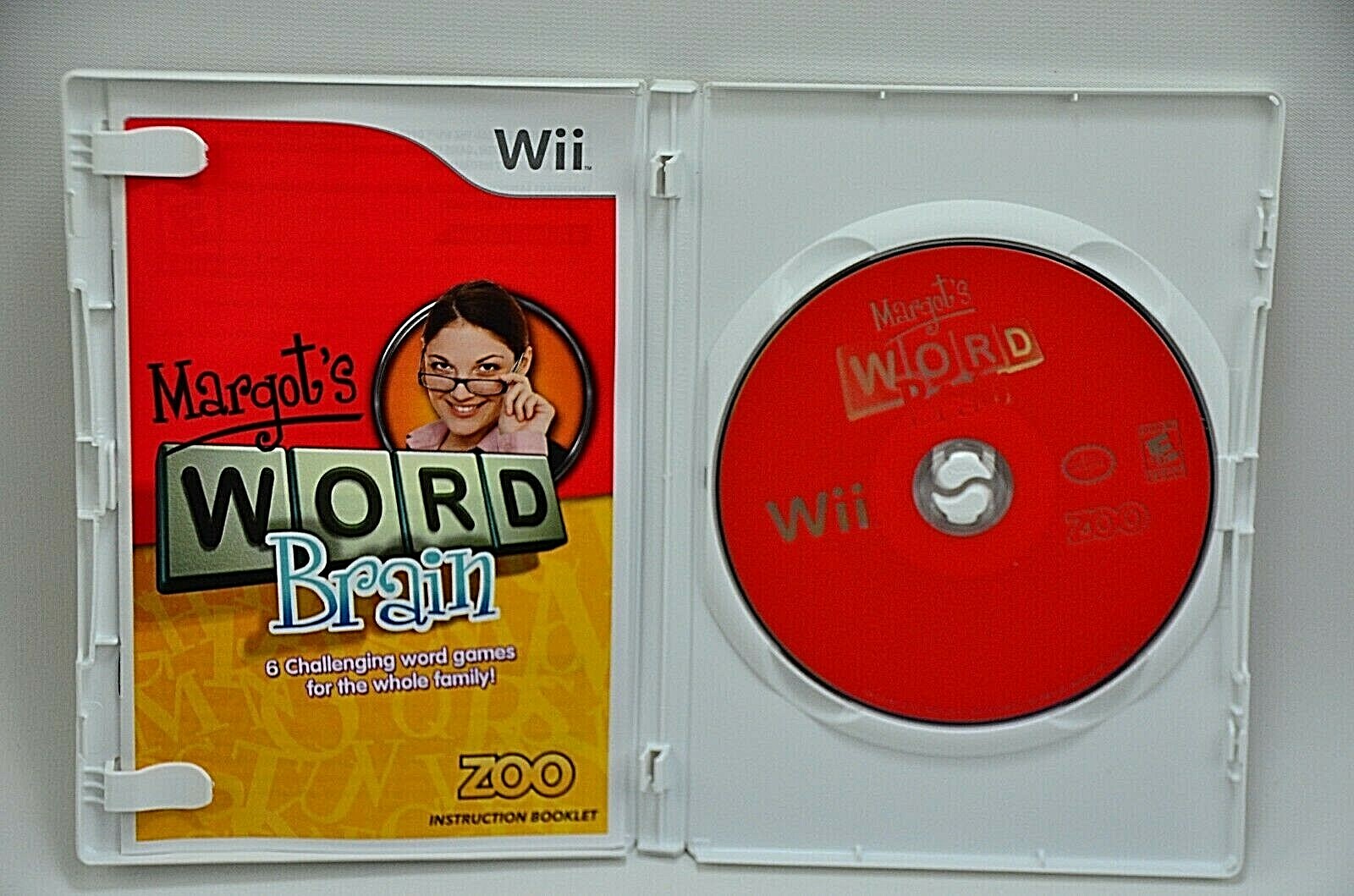Margot’s Word Brain – Nintendo Wii – Complete with manual FREE SHIPPING