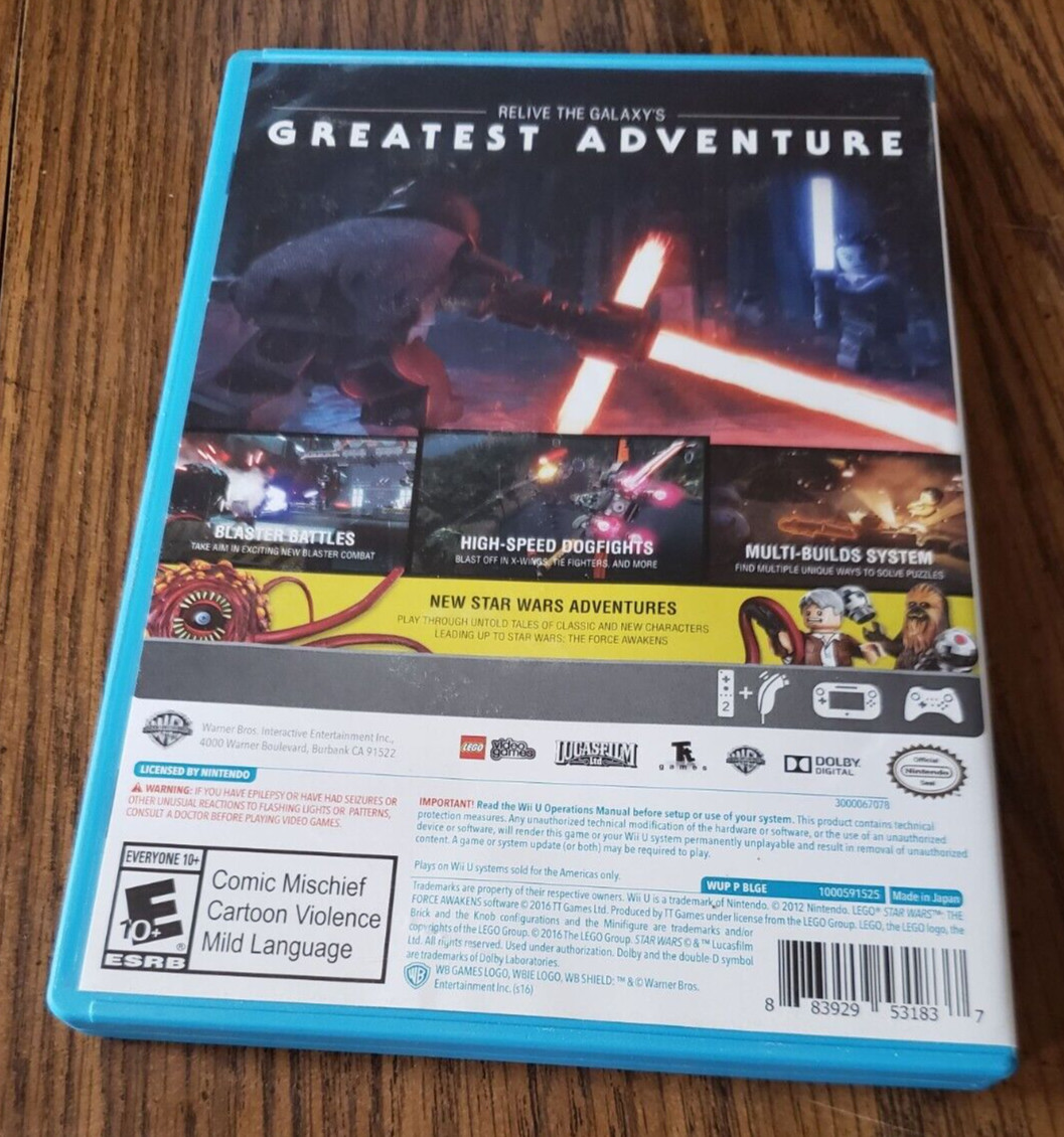 Lego Star Wars The Force Awakens Nintendo WiiU Wii U
