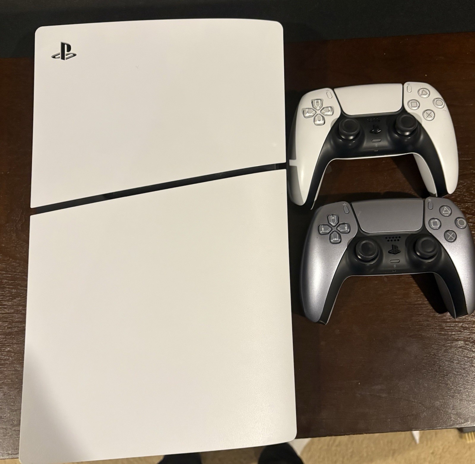 Sony PlayStation 5 Digital Slim PS5 Console w/ 2 DualSense Controllers & Cables