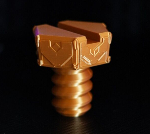 Ratchet & Clank Rift Apart GOLD BOLT 3d Print. 3.5in