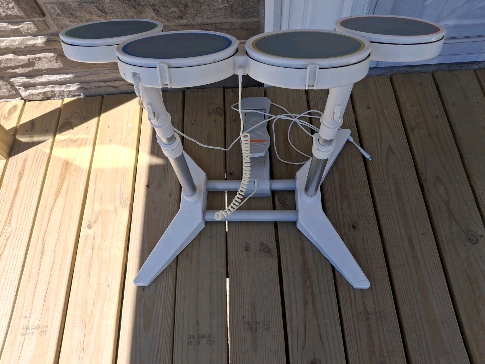 Harmonix Nintendo Wii Rock Band Drum Set & Pedal Wired USB Rock Band