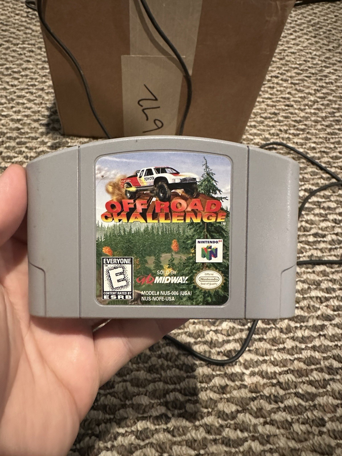 Midway Racing Off Road Challenge Nintendo N64, 1998 Authentic Tested Working