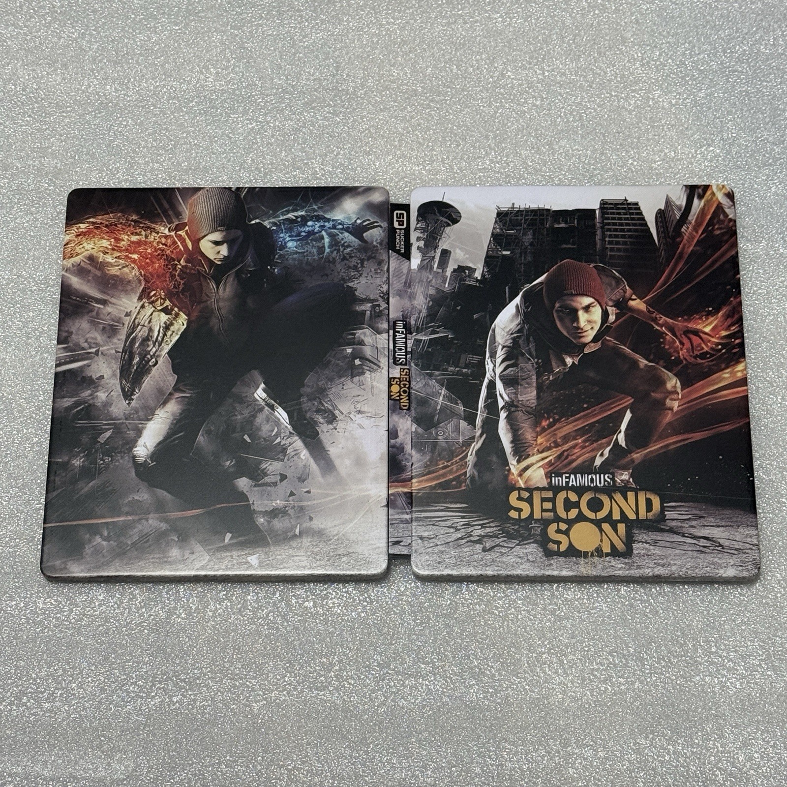 InFamous Second Son Custom made G2 Steelbook Case For PS3/PS4/PS5 (No Game) New