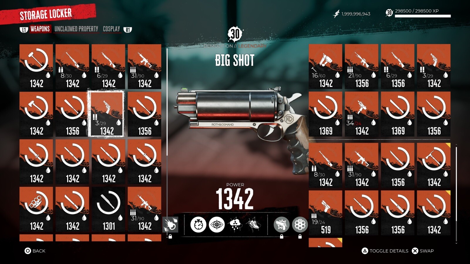 DEAD ISLAND 2| LEGENDARY WEAPON DROPS 55+ Weapons Lvl 30 PS4/PS5⚡Quick Delivery⚡