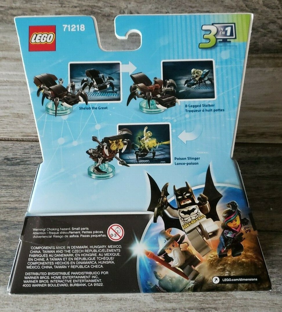 LEGO Dimensions Fun Pack – LORD OF THE RINGS GOLLUM & SHELOB THE GREAT 71218 NEW