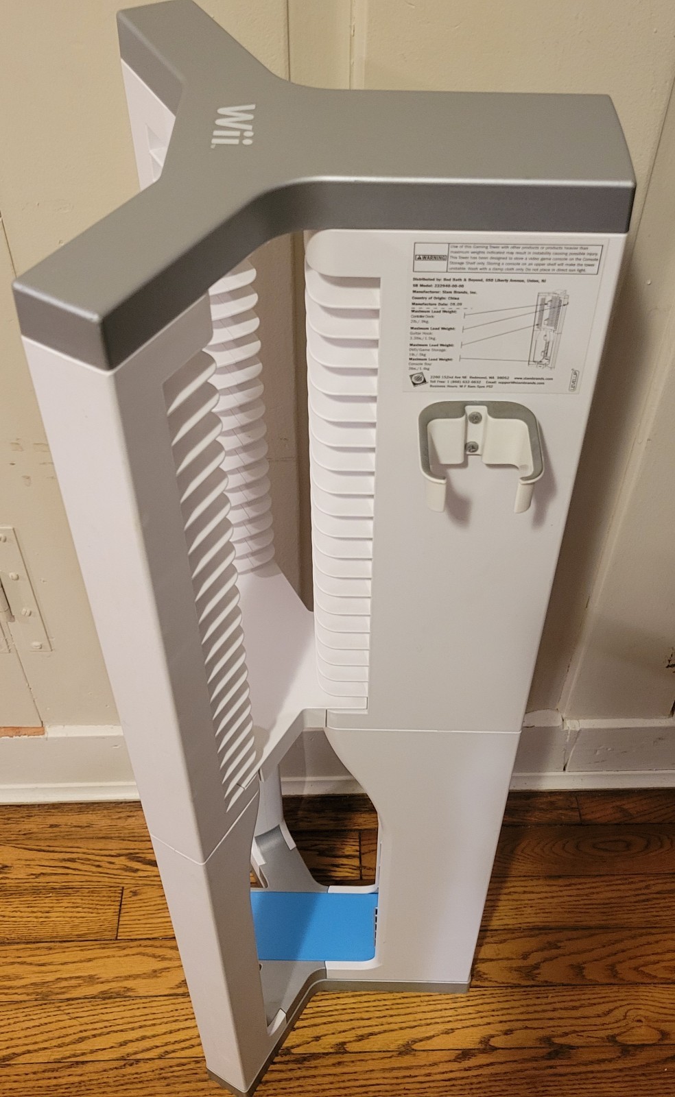 36” NINTENDO Wii Storage Tower Rack Tall Stand 20 Video Game Console Display