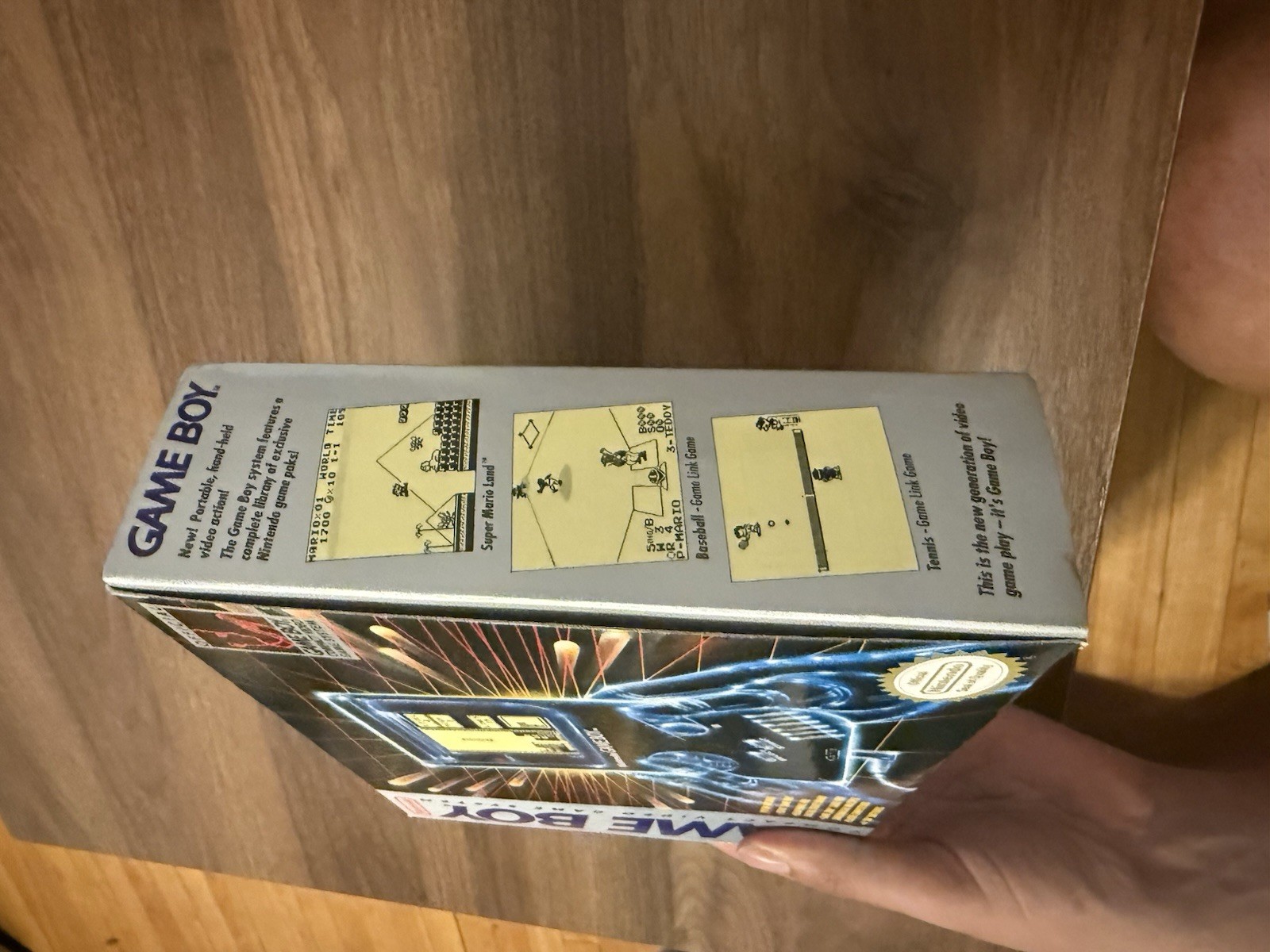 Nintendo GameBoy DMG Longbox Tested CIB Long Box Launch Edition Headphones Foam