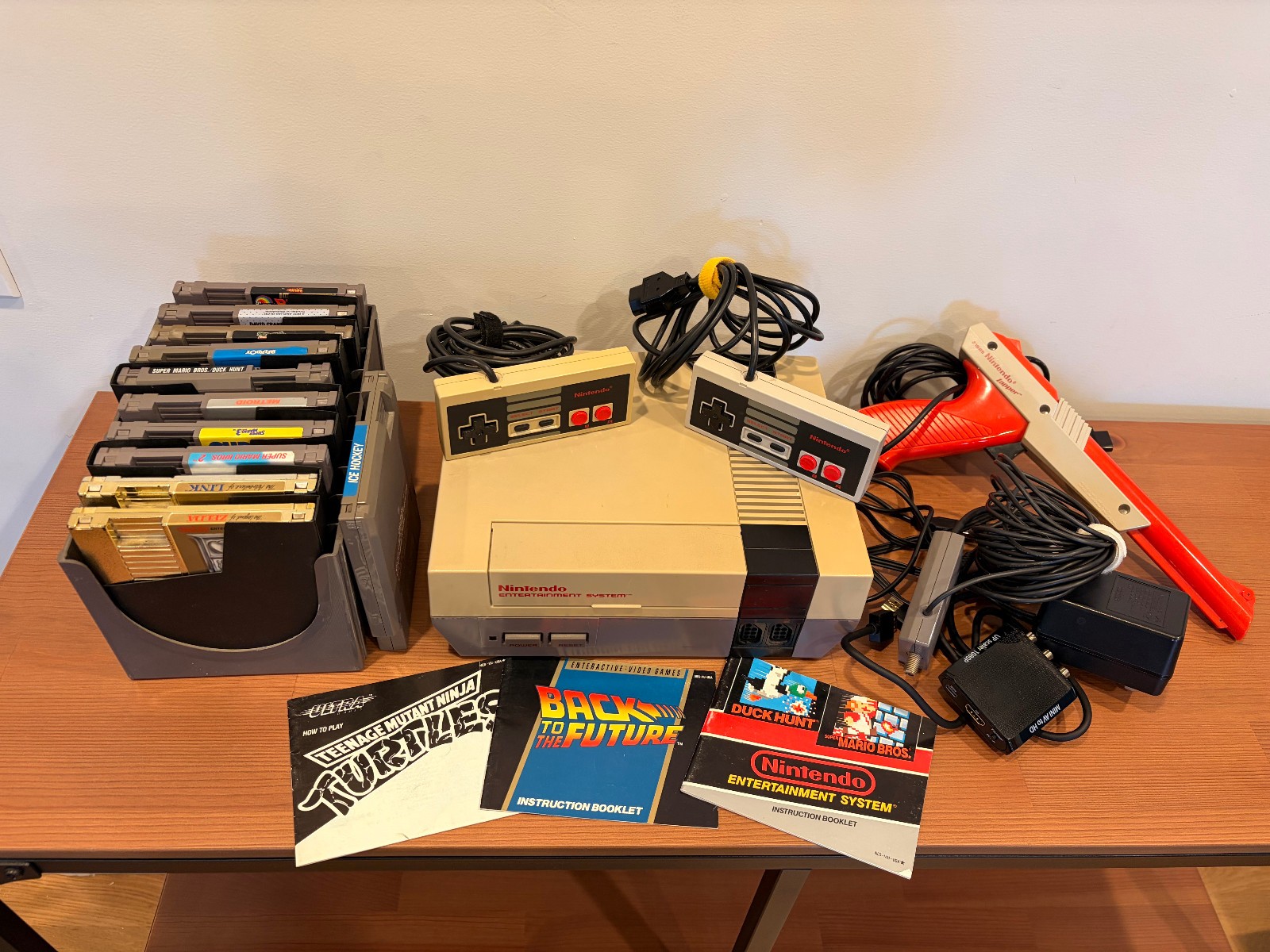 Nintendo Entertainment System Bundle Tested 11 games inc Mario, Zelda, Metroid