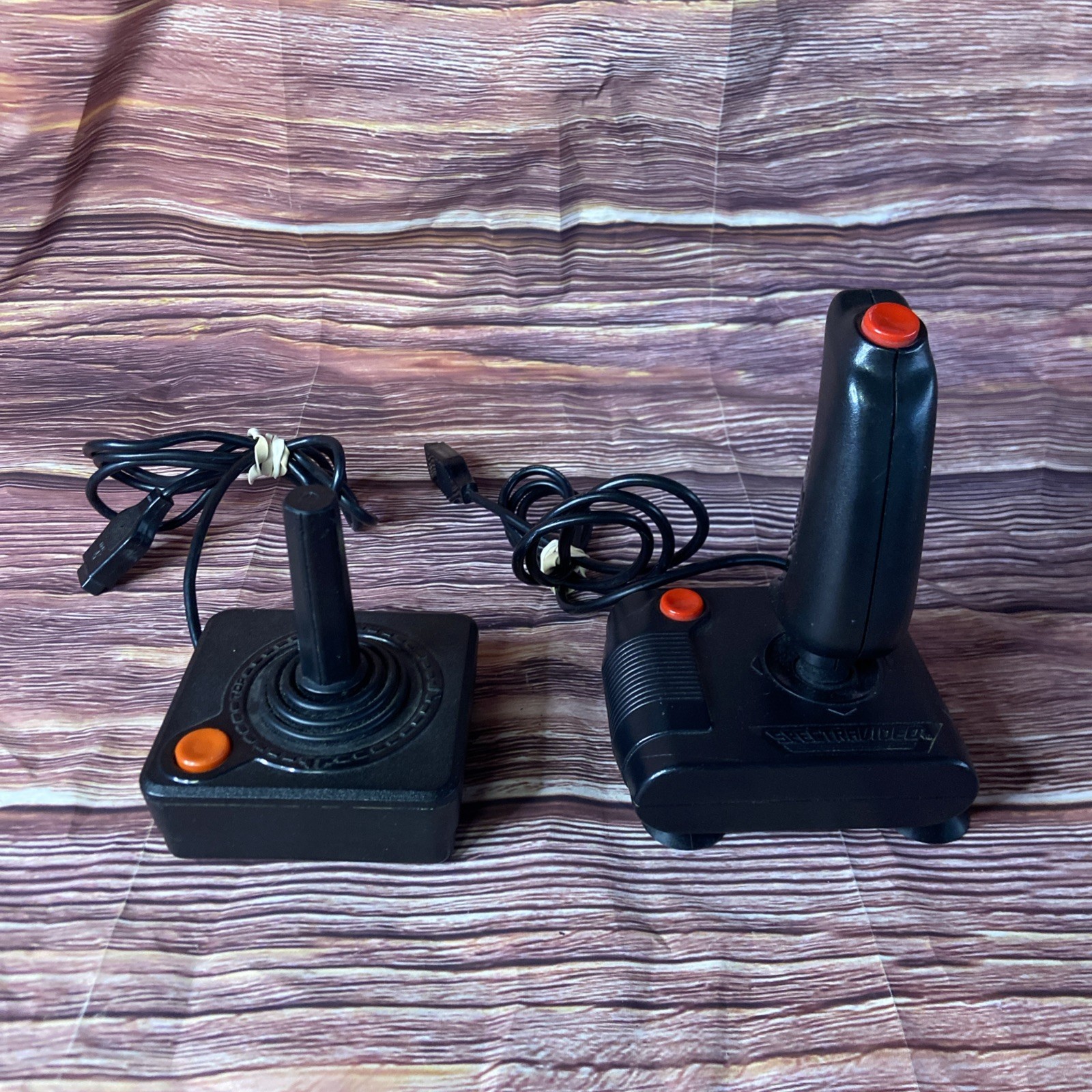 Lot of 2 Controller Atari Commodore Wired Tested