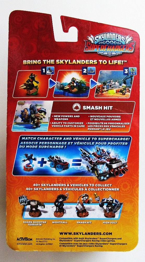 Skylanders Super Chargers SMASH HIT Game Figure Pack BRAND NEW USA Unopened