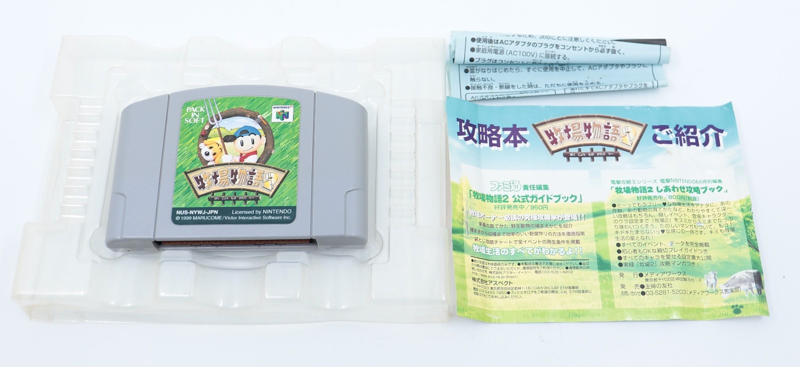 Harvest Moon 64 Nintendo 64 N64 Japanese Game REGION LOCKED No Manual Used