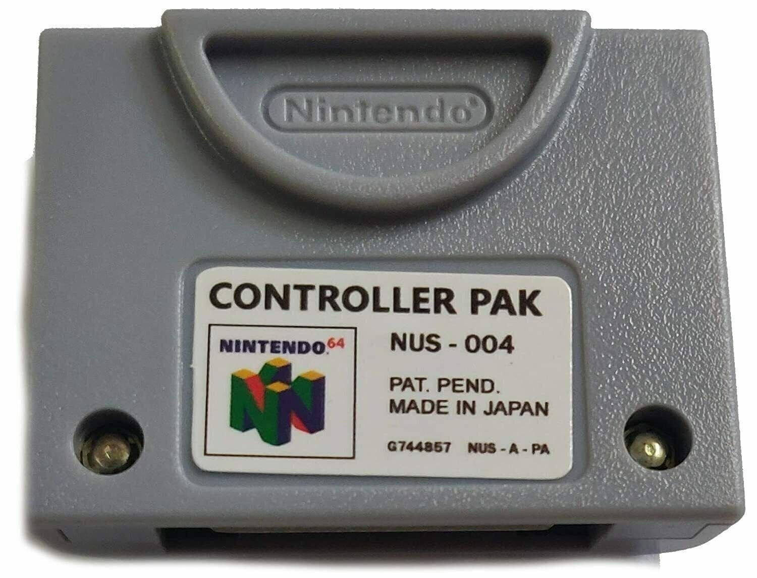 Nintendo 64 Memory Card Pak Controller Pack 256KB – New Replacement for NUS-004