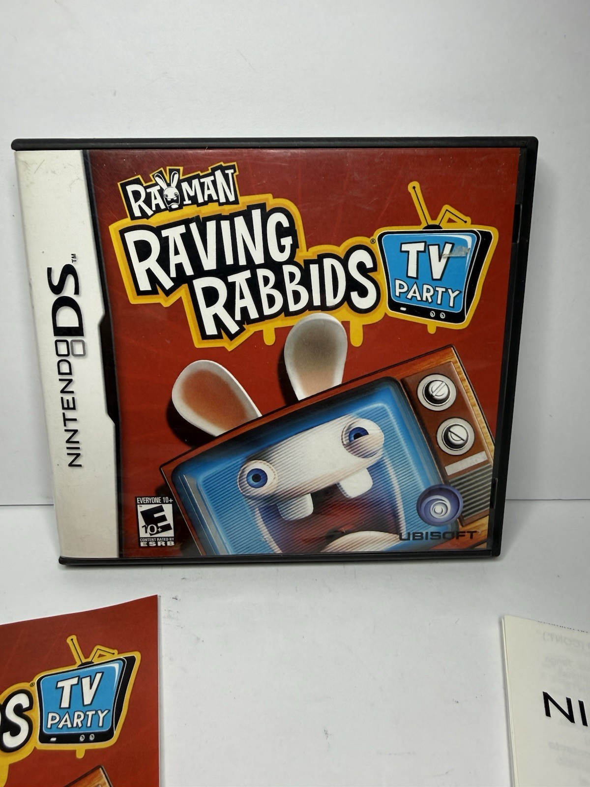 Rayman Raving Rabbids TV Party – Nintendo DS – Complete w/ Manual – Works