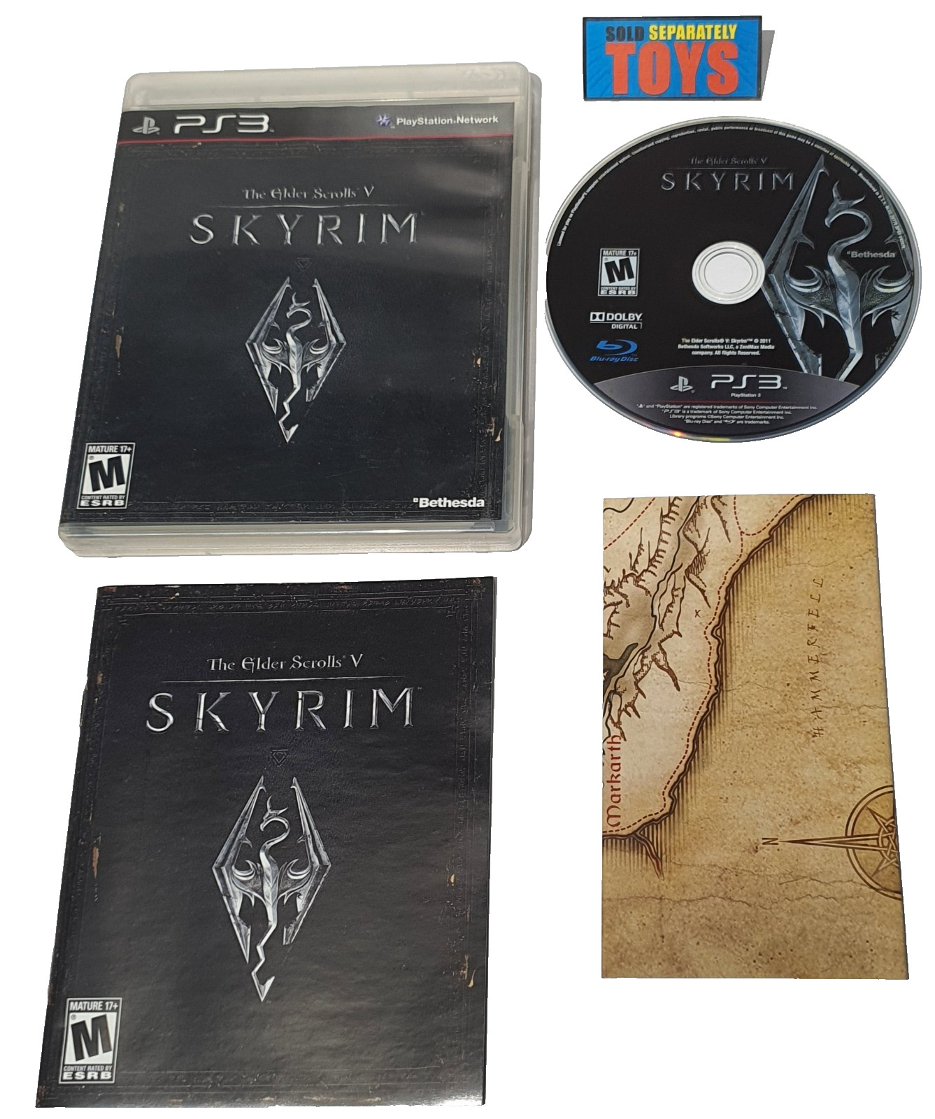 PlayStation 3 Skyrim 2011 Bethesda Game PS3