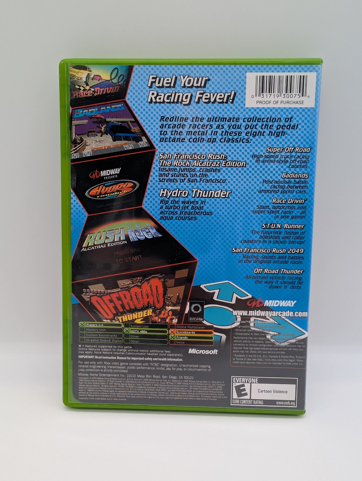 Midway Arcade Treasures 3 (Microsoft Xbox) VERY GOOD COMPELTE! MAIL IT TOMORROW!