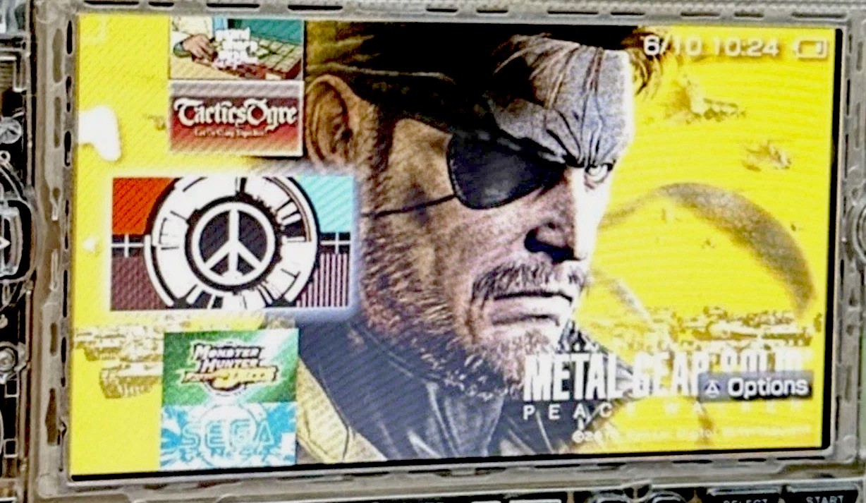 USB C Clear Black Sony PlayStation PSP 1000 Handheld Console System & 26 Games