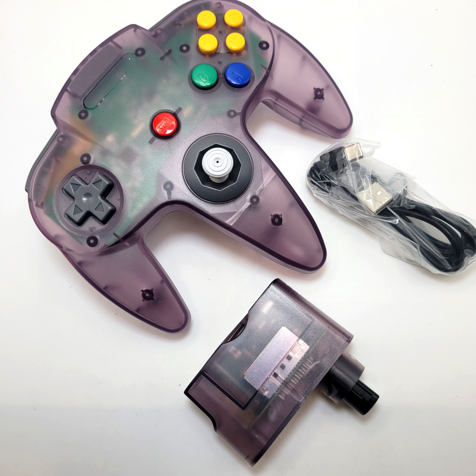 Nintendo 64 Wireless Controller 2.4 Ghz for N64 – TeknoGame® – Atomic Purple