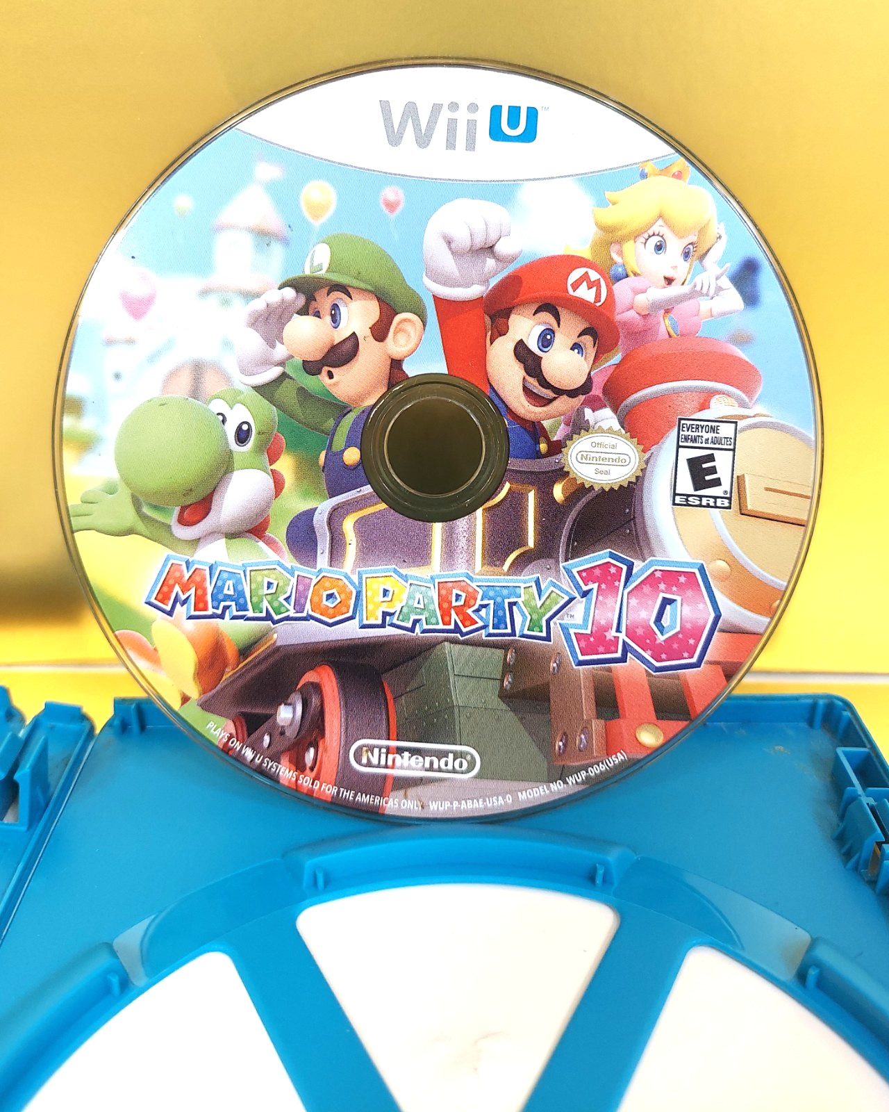MARIO PARTY 10 Nintendo Wii U Complete Disc Case Manual CAR RACING E VIDEO GAME