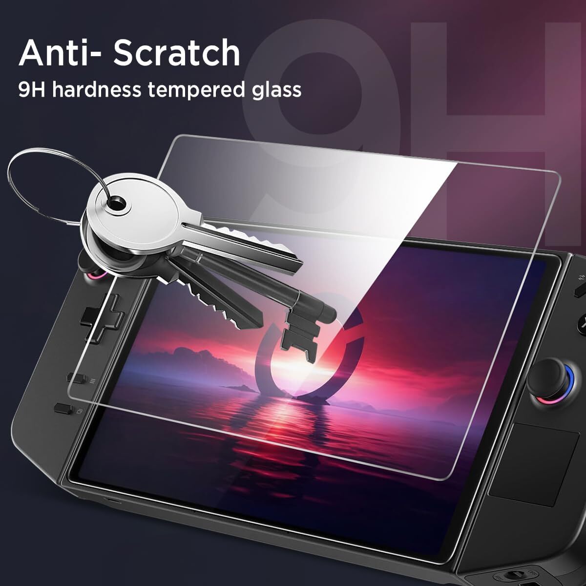 2PCS Lenovo Legion Go S / Legion GO Gaming Handheld Glass Screen Protector Cover