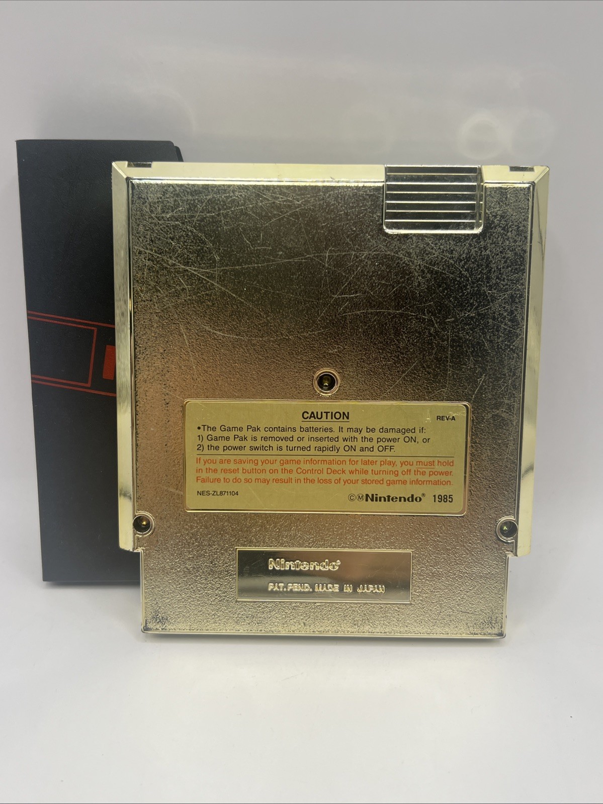 Nintendo NES Zelda Gold Cartridge 1987 Tested Working GAMEPLAY PICS