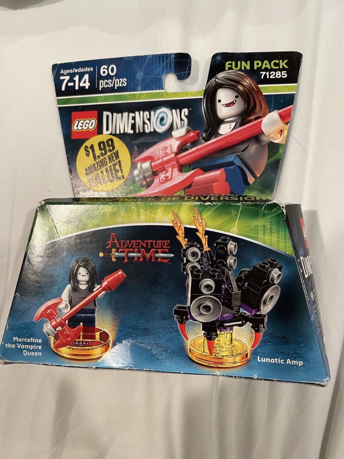 Lego Dimensions Marceline The Vampire Queen 71285 Fun Pack Sealed Box Damaged