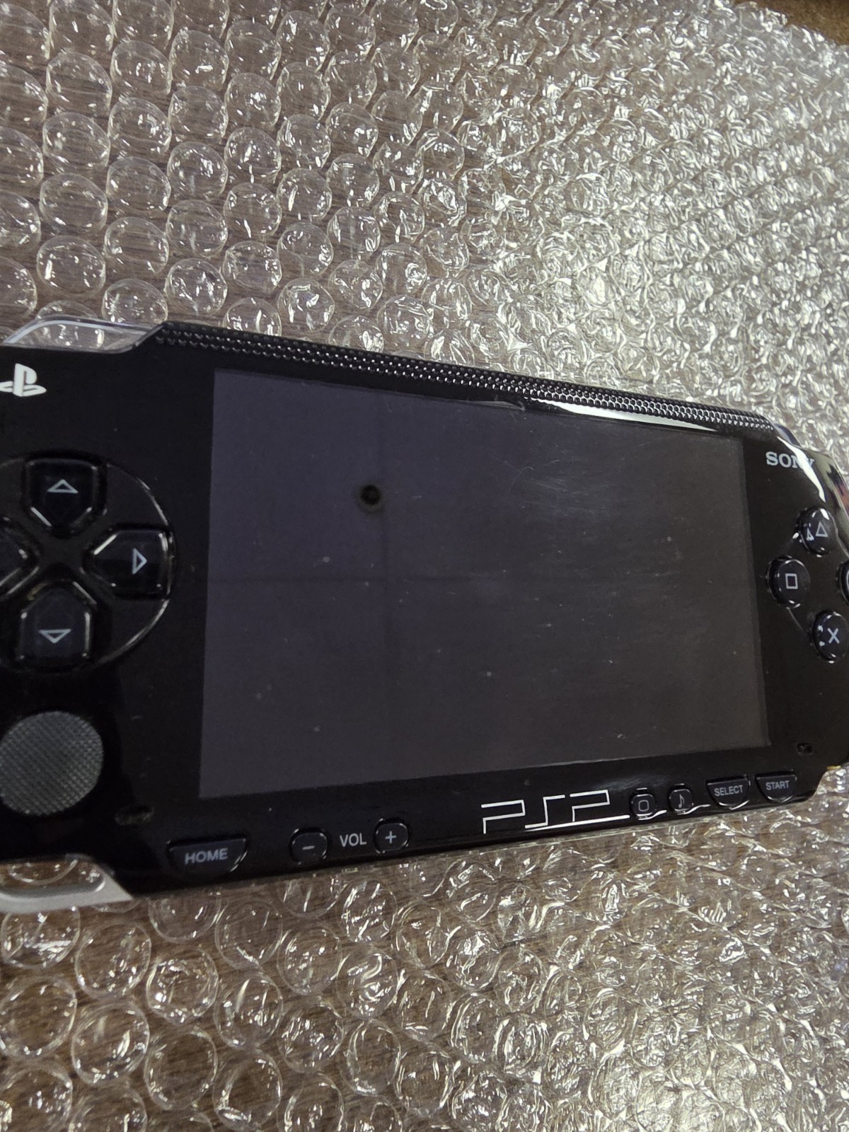 Sony PlayStation Portable Black PSP-1000 Handheld System Tested And Working