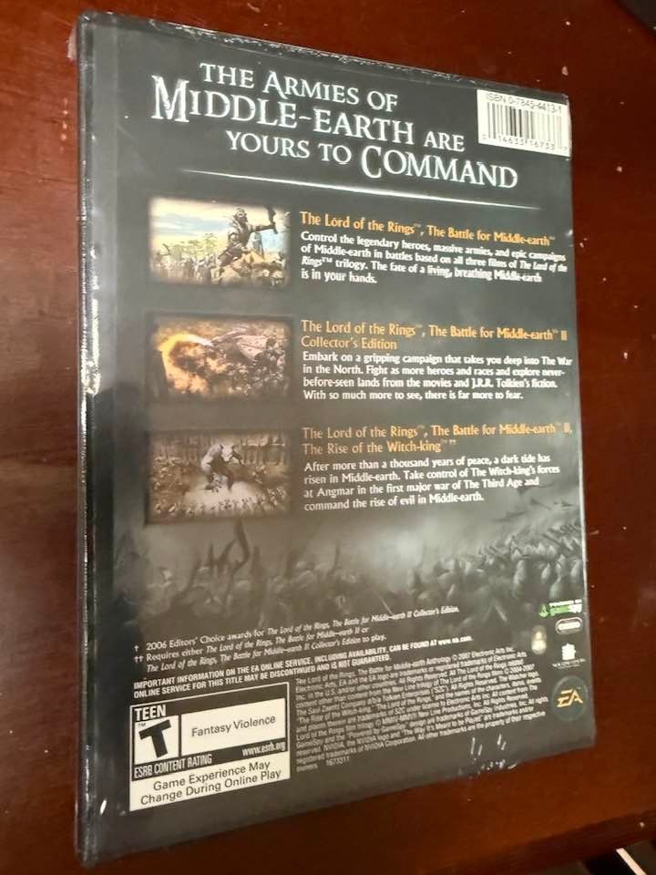 LORD OF THE RINGS: BATTLE FOR MIDDLE EARTH-ANTHOLOGY-NEW/SEALED – FREE SHIPPING!