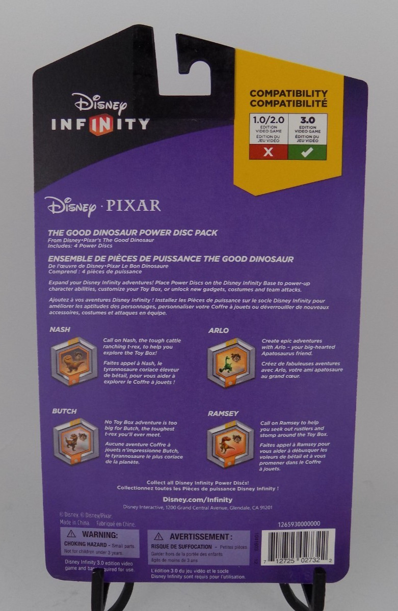 NEW SEALED Disney Infinity 3.0 Edition: Pixar The Good Dinosaur Power Disc Pack!