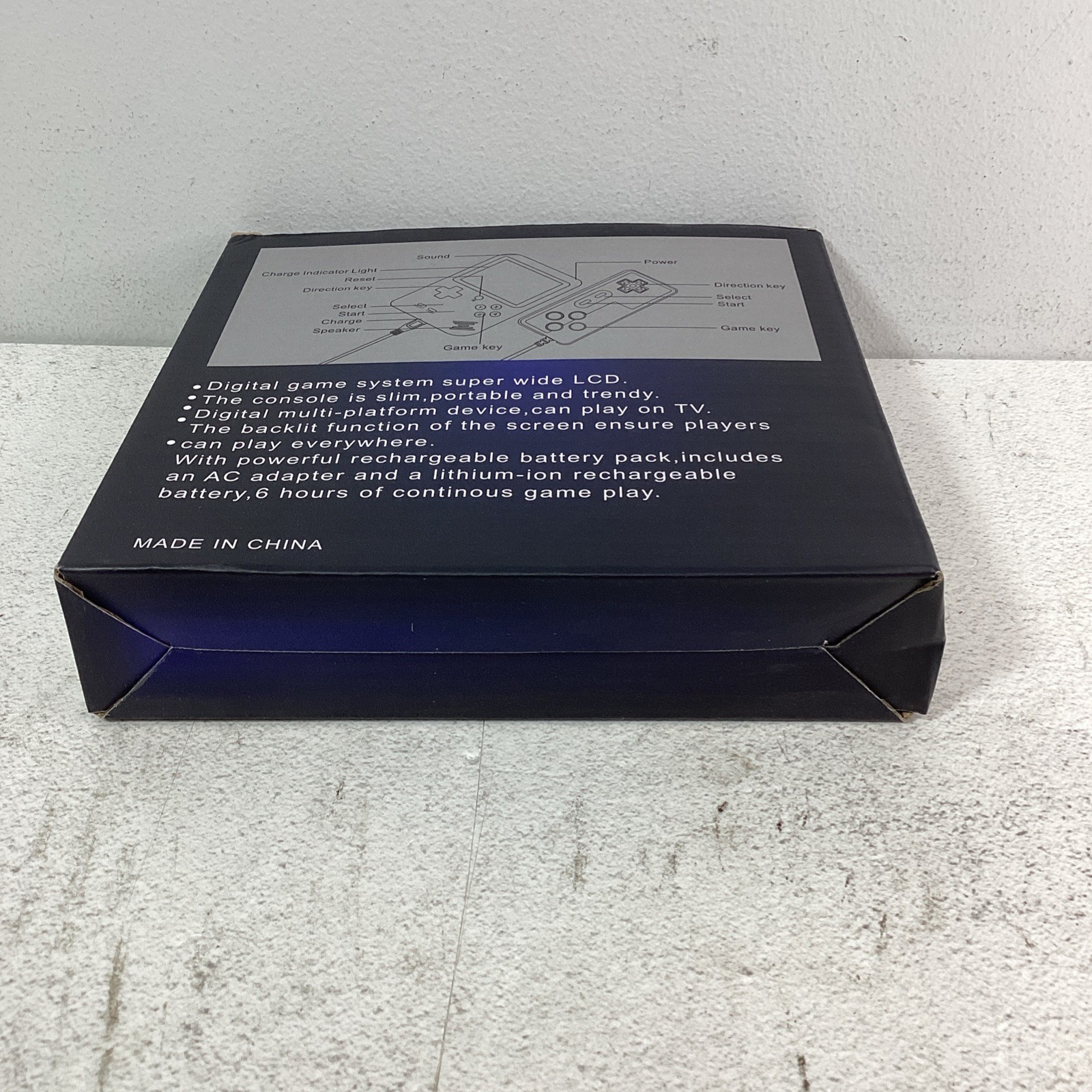 Video Game Retro 3”LED Large Screen Mini Handheld- Connect to TV – Rechargeable