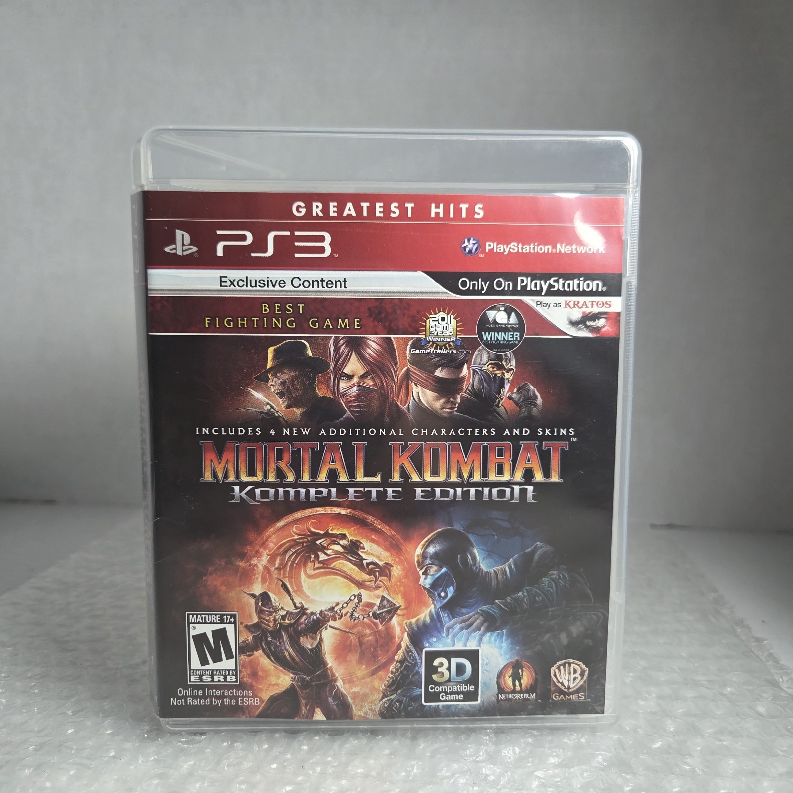 Mortal Kombat Komplete Edition Sony PlayStation 3 PS3 Greatest Hits Complete CIB
