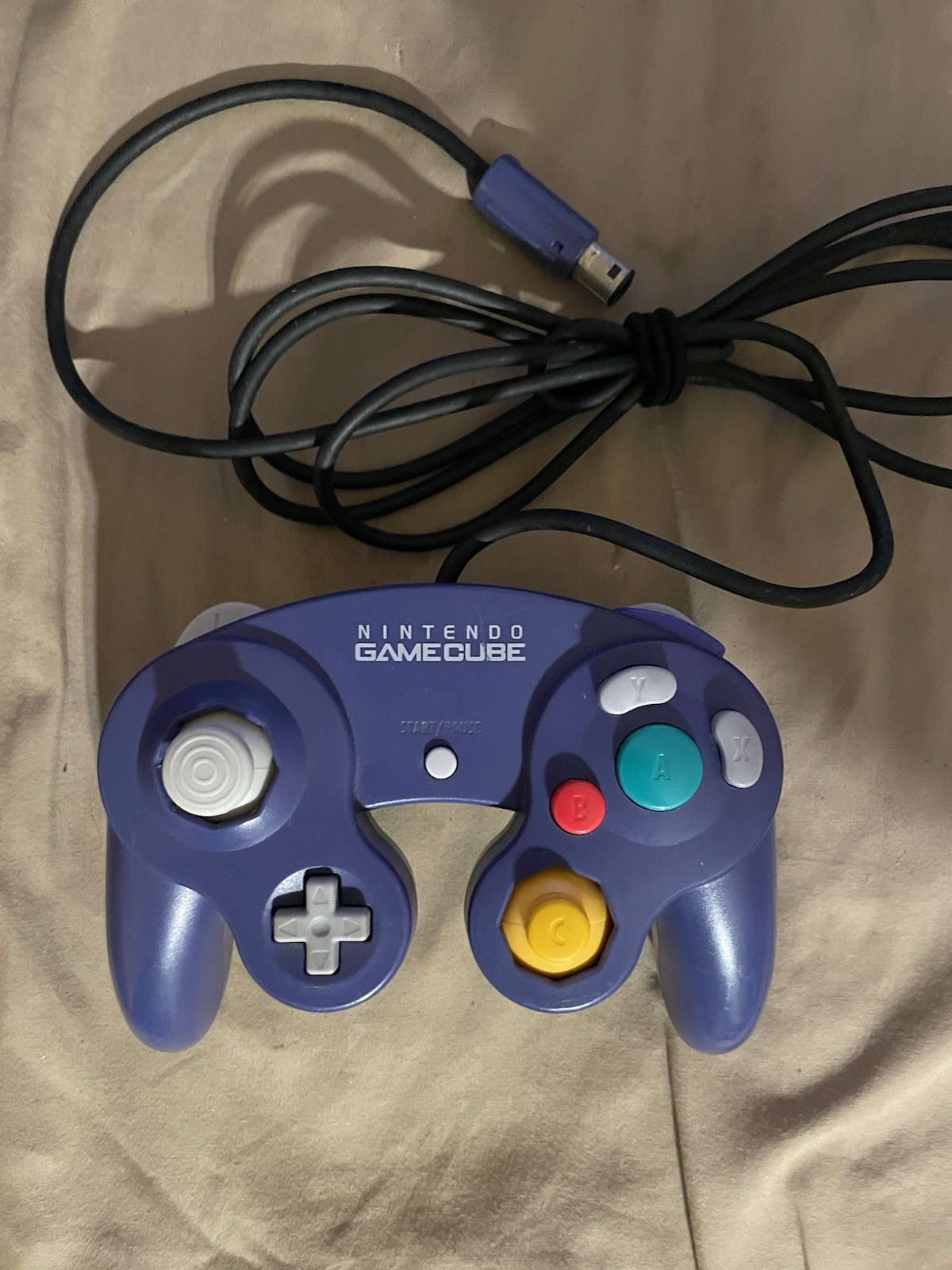 Official OEM Nintendo GameCube Controller Indigo Purple DOL-003