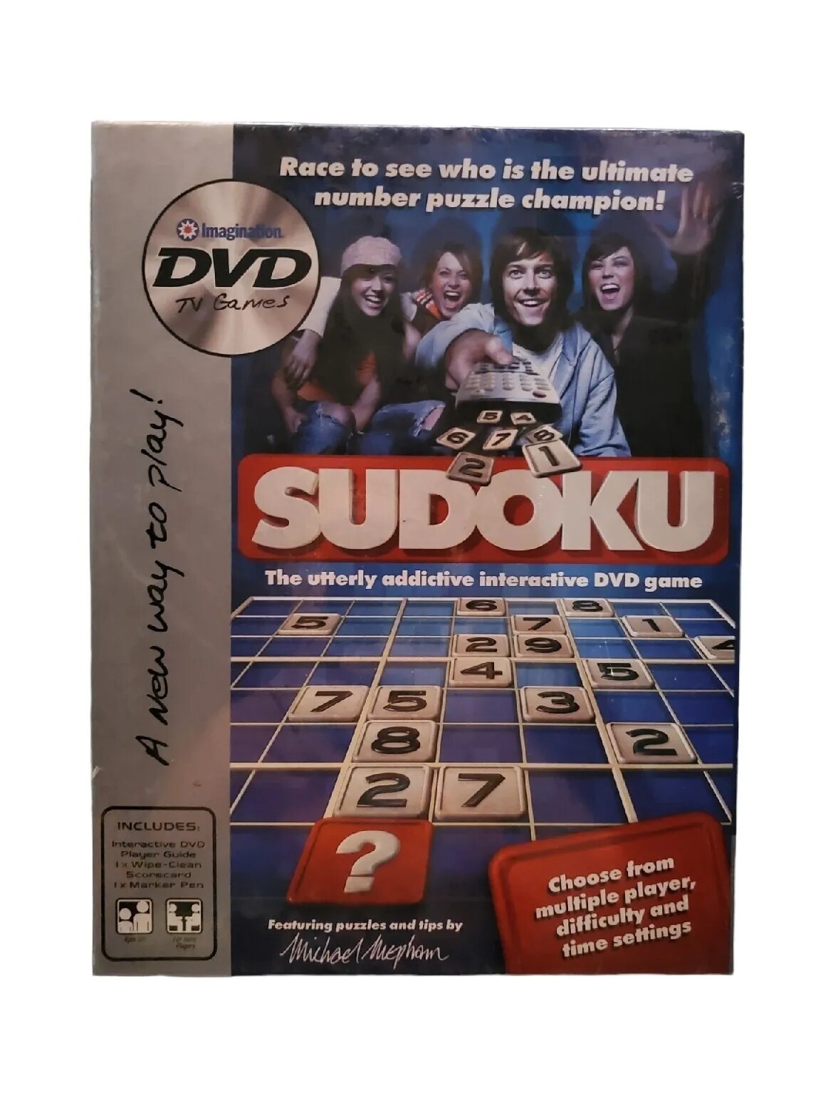 Sudoku DVD TV Game Imagination Interactive Brand New Sealed NIB