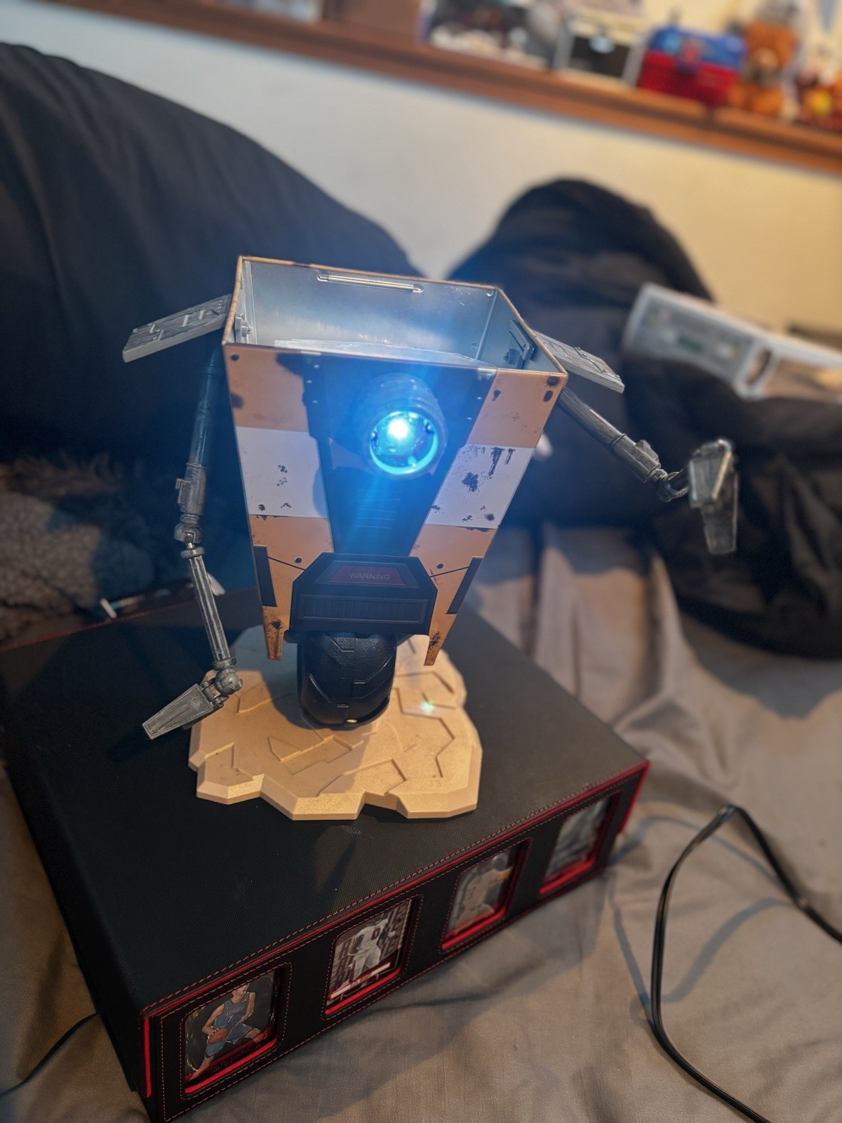 Borderlands Claptrap Light-Up popcorn bucket Borderlands movie AMC theatres